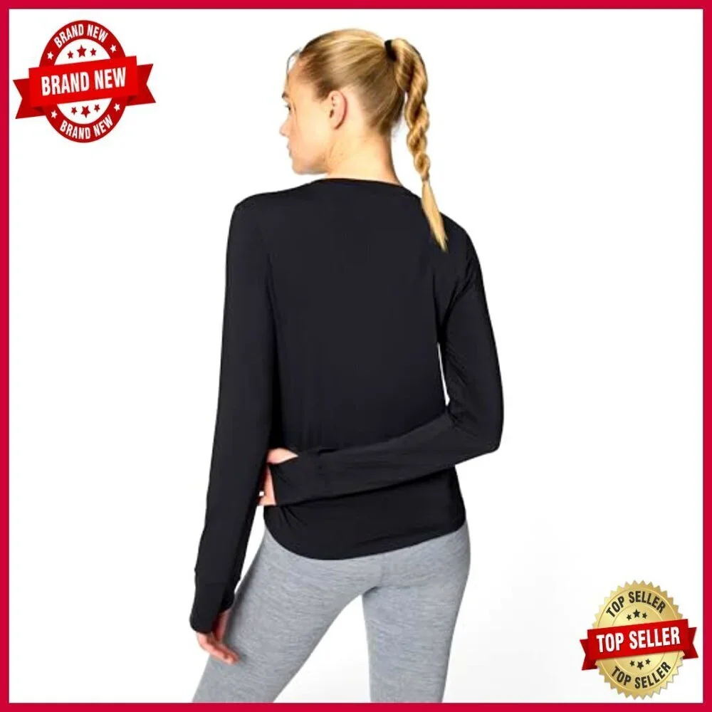 Long Sleeve Dri-Fit Active Top for Women, Moisture Wicking Workout Shirt